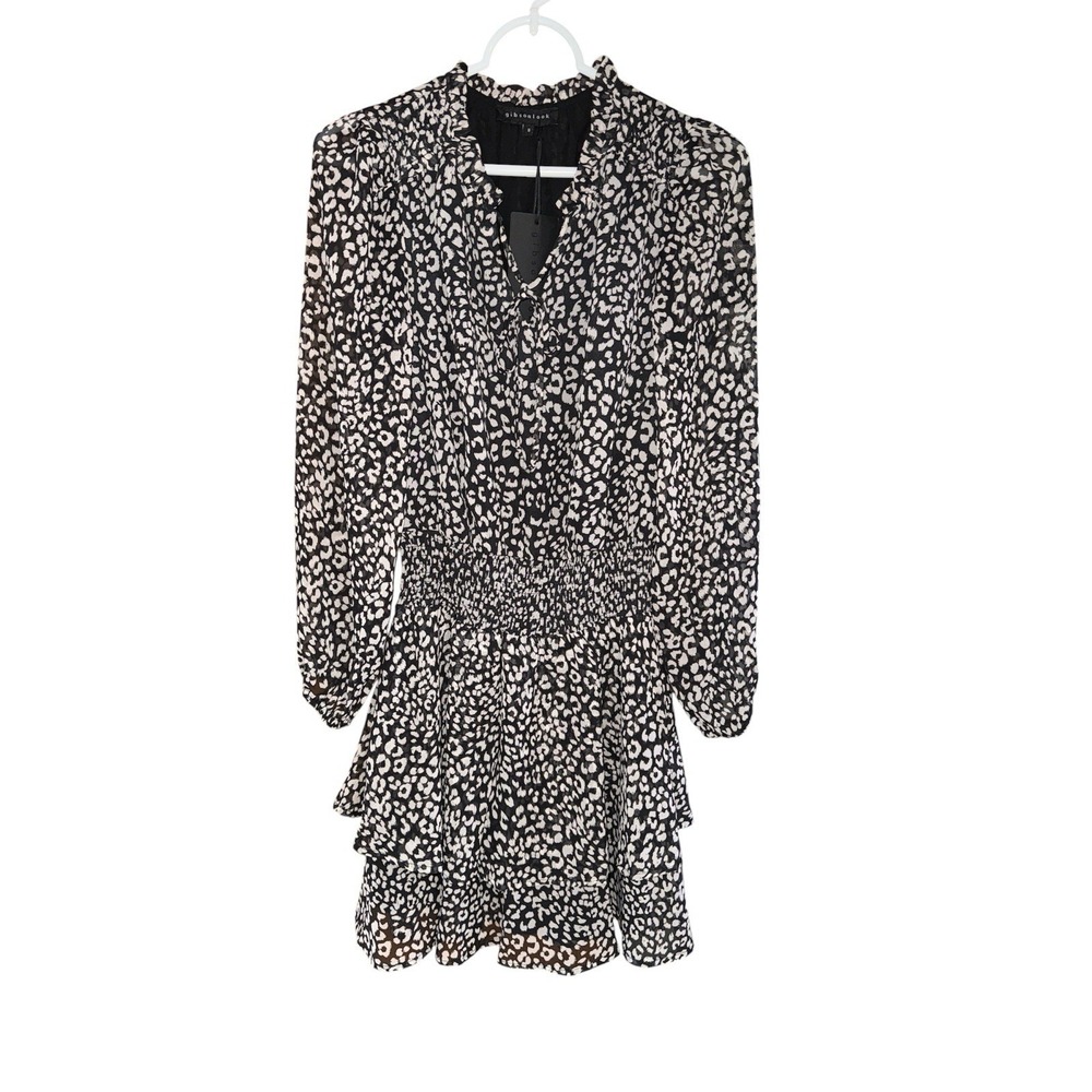 Gibsonlook Animal Print Smocked Dress – NWT – Size Small